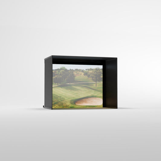 Carl's Place Pro Golf Simulator Enclosure Kit with Impact Screen